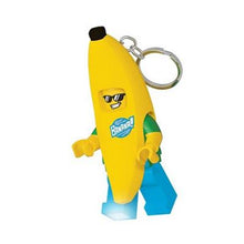 Afbeelding in Gallery-weergave laden, Lego Key Light Banana Guy - banaan sleutelhanger met licht