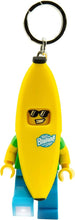 Afbeelding in Gallery-weergave laden, Lego Key Light Banana Guy - banaan sleutelhanger met licht