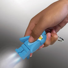 Afbeelding in Gallery-weergave laden, Lego Key Light Shark Guy - haai sleutelhanger met licht
