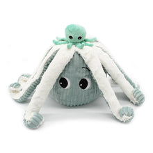 Afbeelding in Gallery-weergave laden, Les Déglingos - Les Ptipotos Mom & Baby Filou de Octopus / Muntgroen