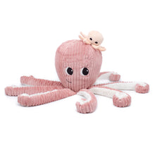 Afbeelding in Gallery-weergave laden, Les Déglingos - Les Ptipotos Mom & Baby Filou de Octopus / Roze