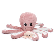 Afbeelding in Gallery-weergave laden, Les Déglingos - Les Ptipotos Mom & Baby Filou de Octopus / Roze