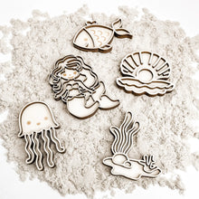 Afbeelding in Gallery-weergave laden, Leuk met Letters - Kleine vultrays - Zeemeermin