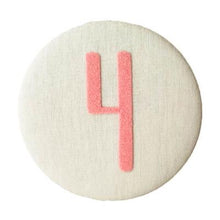 Afbeelding in Gallery-weergave laden, Liezelijn button voor verjaardagskroon - Roze Rosie 3,4,5,6