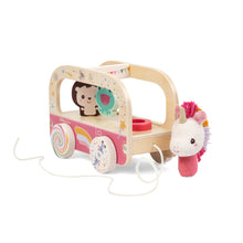 Afbeelding in Gallery-weergave laden, Lilliputiens Lena de Eenhoorn Magische Houten Bus - 83891