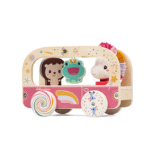 Afbeelding in Gallery-weergave laden, Lilliputiens Lena de Eenhoorn Magische Houten Bus - 83891
