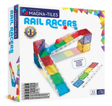 Afbeelding in Gallery-weergave laden, MAGNA-TILES® - 251033RR - Rail Racers 33-Piece Set