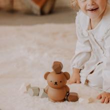 Afbeelding in Gallery-weergave laden, Atelier Pierre Junior - Boris spaarpot medium 13,9 cm - Bruin MNB-1212