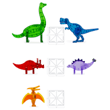 Afbeelding in Gallery-weergave laden, Magna-Tiles Dinosaurussen 5-delige set - 22805