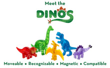 Afbeelding in Gallery-weergave laden, Magna-Tiles Dinosaurussen 5-delige set - 22805