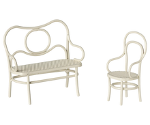 Afbeelding in Gallery-weergave laden, Maileg Café set Muis Off white 11-5106-00