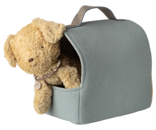 Afbeelding in Gallery-weergave laden, Maileg huisdieren draagtas (voor knuffel) Dusty blue 16-6915-01