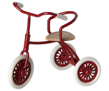 Afbeelding in Gallery-weergave laden, Maileg metalen driewieler met abri voor muizen rood 11-4105-02
