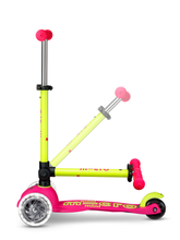Afbeelding in Gallery-weergave laden, Micro Step - Micro Mini Micro inklapbaar LED roze/geel