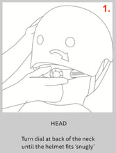 Afbeelding in Gallery-weergave laden, Micro helm Deluxe Mermaid - maat M (52-56 cm)