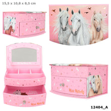 Afbeelding in Gallery-weergave laden, Depesche Miss Melody paarden sieradendoos klein Sundown - 12404