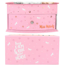 Afbeelding in Gallery-weergave laden, Depesche Miss Melody paarden sieradendoos klein Sundown - 12404