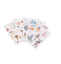 Afbeelding in Gallery-weergave laden, Moulin Roty kleurboek met 170 stickers Ecole de danse - 667600