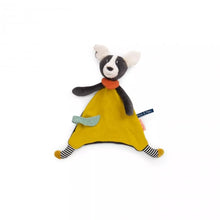 Afbeelding in Gallery-weergave laden, Moulin Roty Puce & Pilou knuffeldoek doudou hond Puce geel - 684005