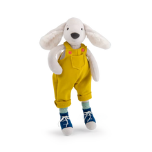 Afbeelding in Gallery-weergave laden, Moulin Roty Puce & Pilou knuffel hond Pilou geel 37 cm - 684008