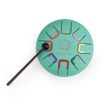 Afbeelding in Gallery-weergave laden, Moulin Roty tongtrommel klein Dans la jungle - Petrol groen