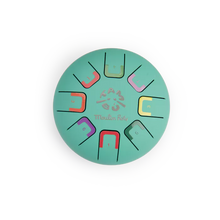 Afbeelding in Gallery-weergave laden, Moulin Roty tongtrommel klein Dans la jungle - Petrol groen