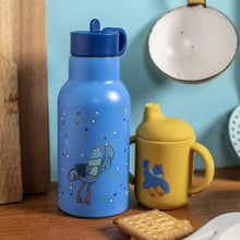 Afbeelding in Gallery-weergave laden, Moulin Roty Puce & Pilou RVS drinkfles met borstel - 684080