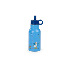 Afbeelding in Gallery-weergave laden, Moulin Roty Puce & Pilou RVS drinkfles met borstel - 684080