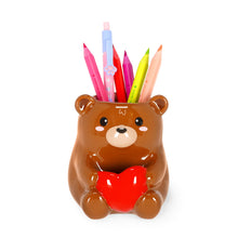 Afbeelding in Gallery-weergave laden, Legami Valentijn - keramische pennenhouder - Teddy Bear Desk Friends