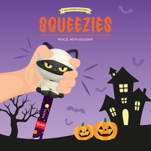 Afbeelding in Gallery-weergave laden, Legami Halloween - Pencil with Halloween Squishy Mummy Cat "Nine Lives Later" - Squeezies