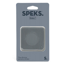 Afbeelding in Gallery-weergave laden, SPEKS Slabs - siliconen sensorische sticker - GROOVE GREY