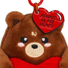Afbeelding in Gallery-weergave laden, Legami Valentijn - Teddy Bear pluche sleutelhanger - Tiny Super Soft!
