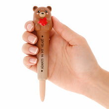 Afbeelding in Gallery-weergave laden, Legami Valentijn - Always In My Heart Teddy Bear Squishy Gel Pen - Squeezies