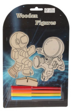 Afbeelding in Gallery-weergave laden, Houten Thema Figuren Kleuren Set