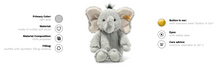 Afbeelding in Gallery-weergave laden, Steiff knuffel Ella Olifant - 30 cm