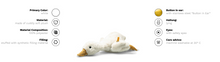 Afbeelding in Gallery-weergave laden, Steiff knuffel Gilda gans liggend - 47 cm
