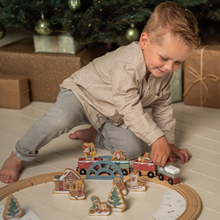 Afbeelding in Gallery-weergave laden, Little Dutch houten treinbaan Kerst - LD4868
