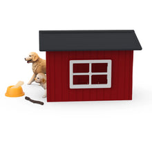 Afbeelding in Gallery-weergave laden, Schleich Farm World Hondenhok met golden retrievers - 42722