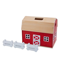 Afbeelding in Gallery-weergave laden, Schleich Farm World Retro Farm, Limited Edition houten stal - 42602