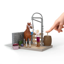 Afbeelding in Gallery-weergave laden, Schleich Horse Club - Sofia's paardenwasplaats - 42792