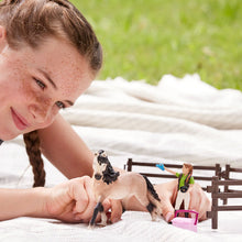 Afbeelding in Gallery-weergave laden, Schleich Horse Club paardenverzorgset Andalusiër - 42270