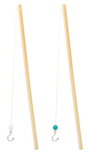 Afbeelding in Gallery-weergave laden, Scratch set Van 6 Kermiseendjes + 2 houten hengels - Koraalrif