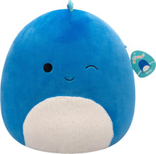 Afbeelding in Gallery-weergave laden, Squishmallows knuffel 40 cm - Brody Donkerblauwe Dino met knipoog en zachte buik
