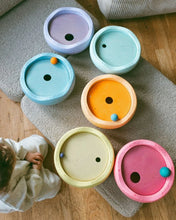 Afbeelding in Gallery-weergave laden, Stapelstein® | Grimms x Stapelstein Set | Rainbow Pastel - set 6 + Grimm's inleg set