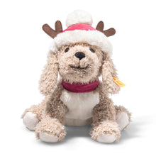 Afbeelding in Gallery-weergave laden, Steiff knuffel hond kerstmis - Rudy Dog Christmas 27 beige