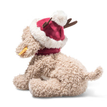 Afbeelding in Gallery-weergave laden, Steiff knuffel hond kerstmis - Rudy Dog Christmas 27 beige