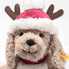 Afbeelding in Gallery-weergave laden, Steiff knuffel hond kerstmis - Rudy Dog Christmas 27 beige