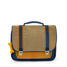 Afbeelding in Gallery-weergave laden, Stones and Bones - 024005 Boekentas Cassis - CORDUROY khaki & honey