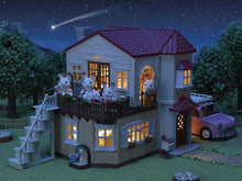 Afbeelding in Gallery-weergave laden, Sylvanian Families 5708 - Red roof country home + secret playroom
