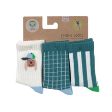 Afbeelding in Gallery-weergave laden, Lässig Tennis sokken GOTS 3-pack Hond - maat 19/22
